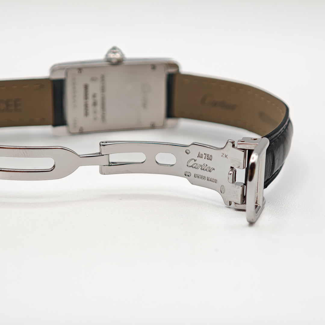 21013645 Cartier Tank Americaine 18Kt White Gold