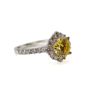 21003721 Yellow Diamond Ring