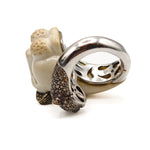 Load image into Gallery viewer, 21008481 Vintage leopard diamond ring.
